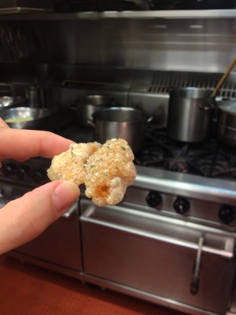 Testing the crackling. It works.